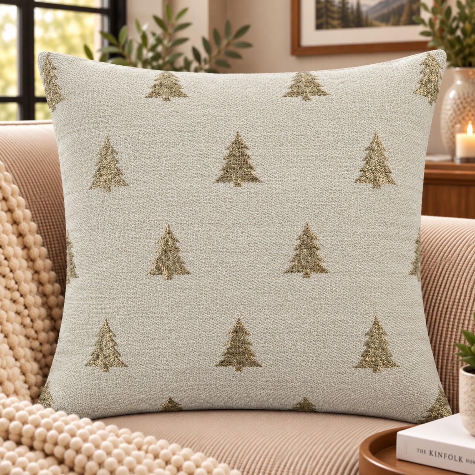 Sander Kissenhülle Sestriere Beige 50 x 50 cm