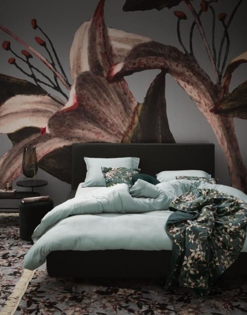 ESSENZA Baumwollsatin Bettwäsche Minte Dusty Green 200 x 200 cm