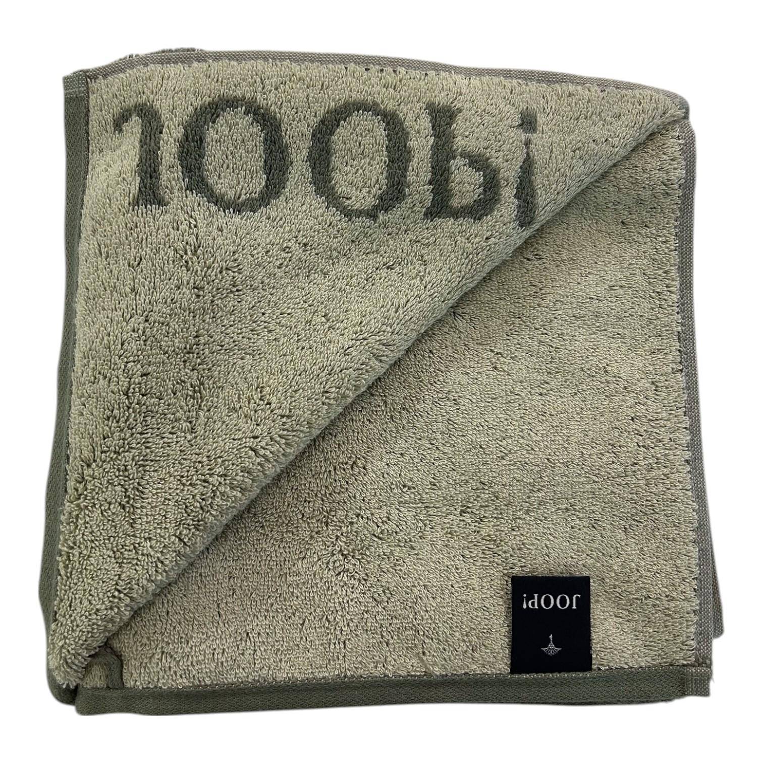 Joop! Frottiertuchserie Contour Doubleface 1716 Gästehandtuch Oliv