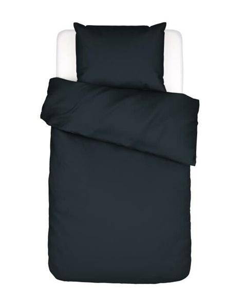 ESSENZA Baumwollsatin Bettwäsche Minte Nightblue 135 x 200 cm + 80 x 80 cm