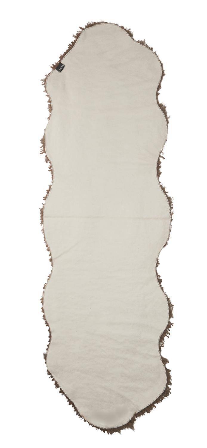 Skinnwille Dekofell Wooly Braun 60 x 180 cm