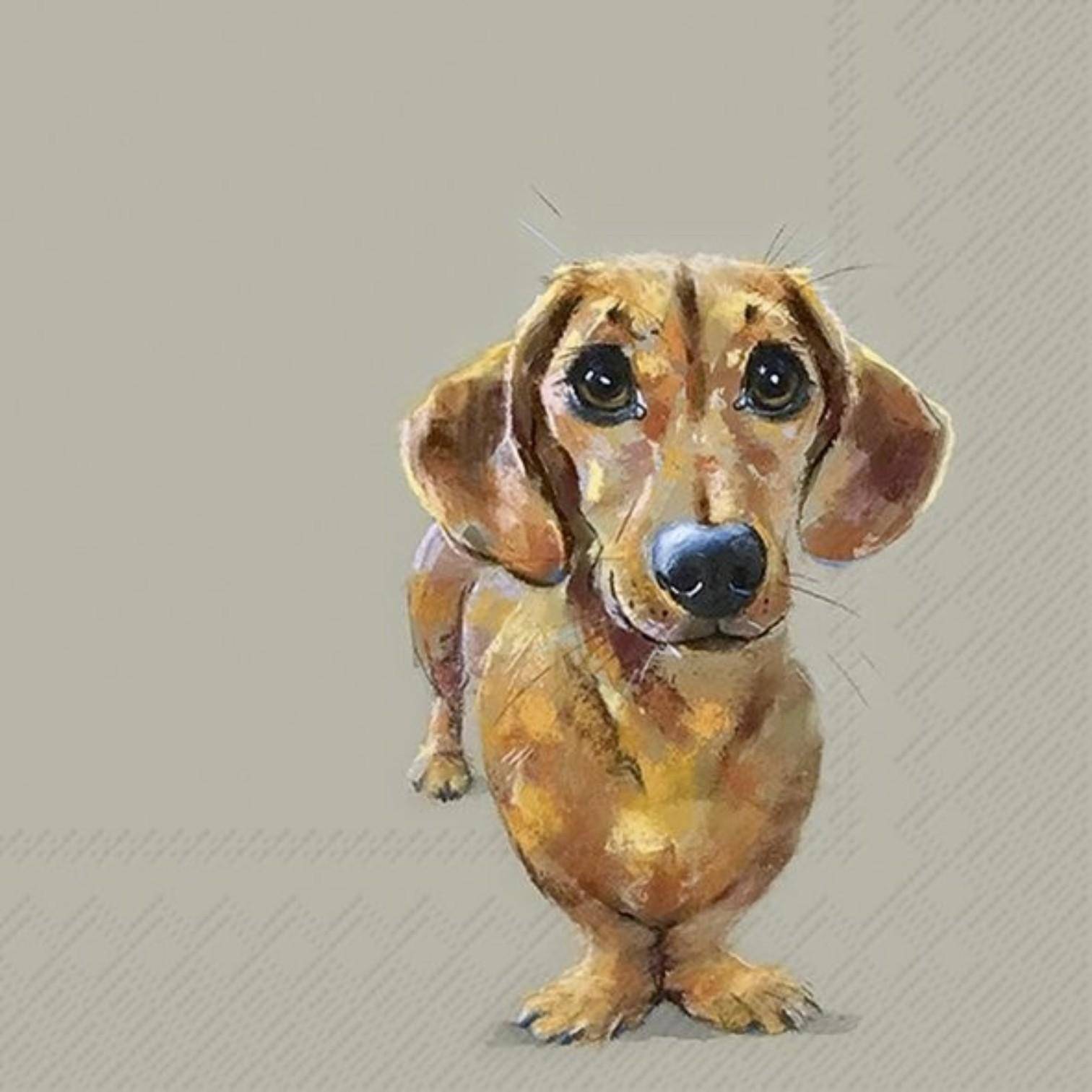 Ihr Lunch Serviette Dog Buddy 33 x 33 cm