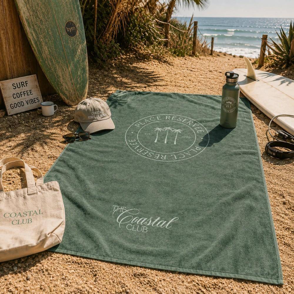 Strandtuch The Coastal Club Eucalyptus
