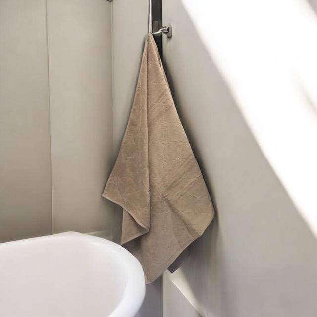 JOOP! Frottiertuchserie Uni Cornflower 1670 Duschtuch Sand