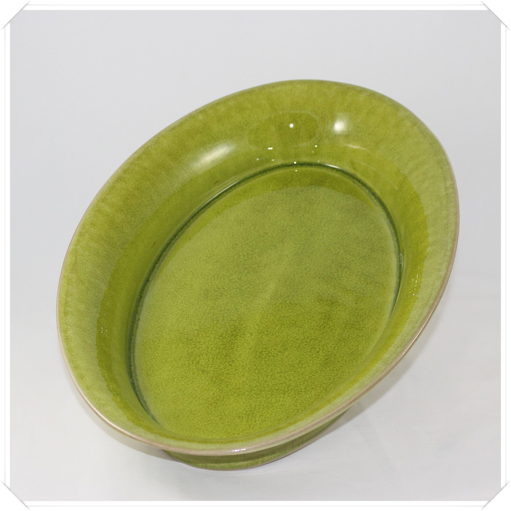 Jars Keramik Tourron Fb.Tilleul Servierteller 37,5 x 25 cm Jars Keramik Tourron Fb.Tilleul Servierteller 37,5 x 25 cm