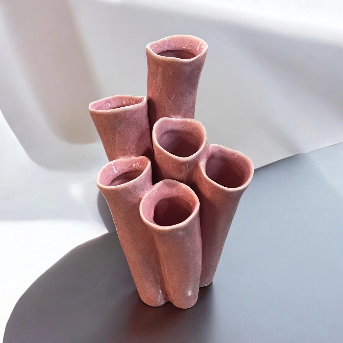 Villa Poterry - Vase New Juul in Pink/Rose 20 cm