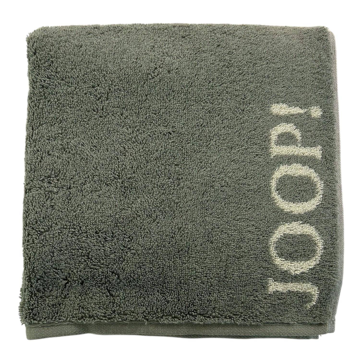 Joop! Frottiertuchserie Contour Doubleface 1716 Gästehandtuch Oliv