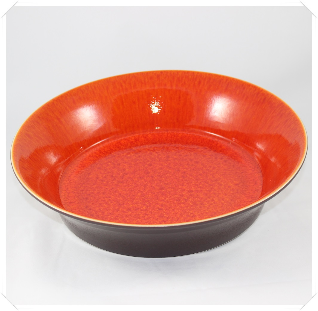 Jars Keramik Tourron Fb.Orange Schale/Schüssel 33 cm
