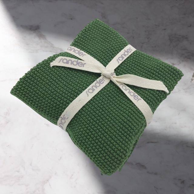 Sander Tuch 3-er Set Allstars Basil 25 x 25 cm