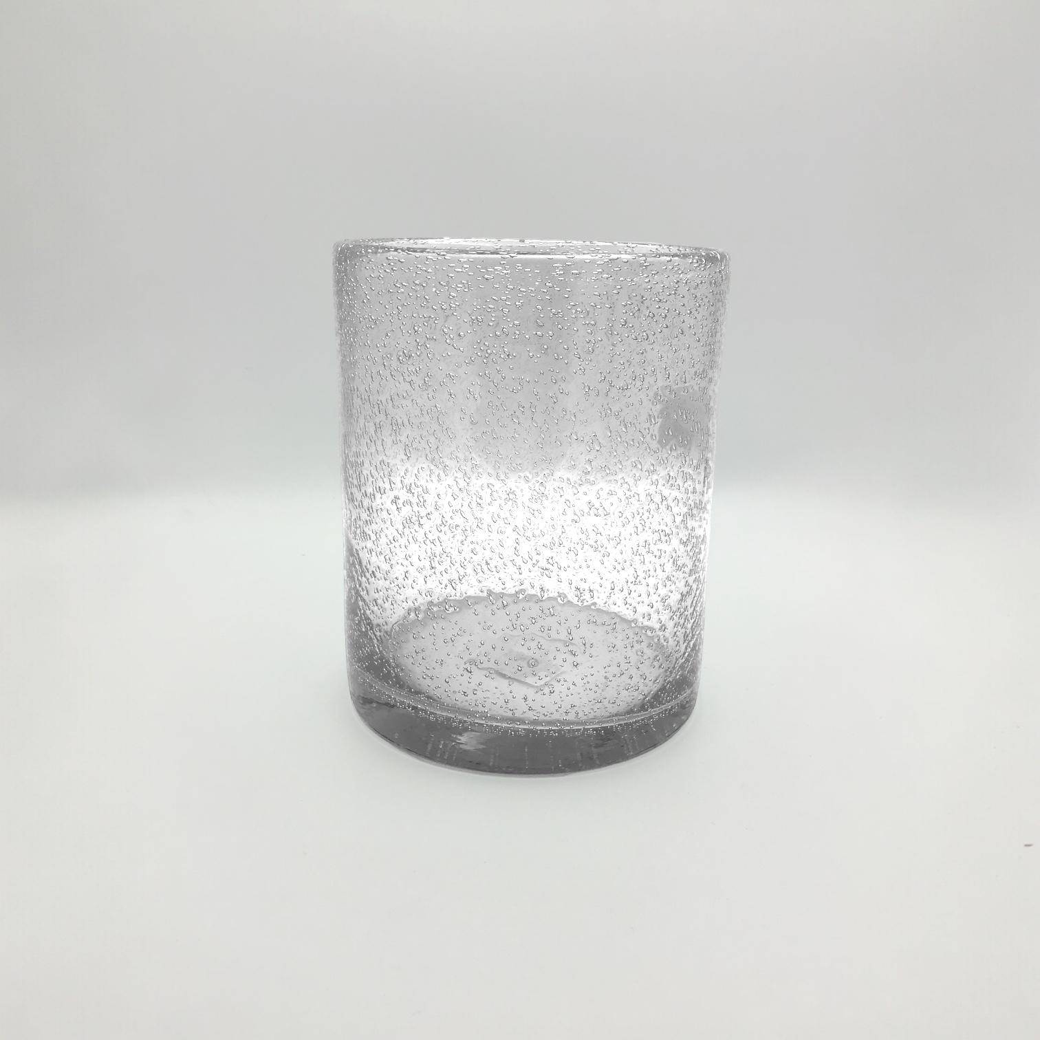 DutZ Vase - Cylinder Clear Bubbles 19 cm