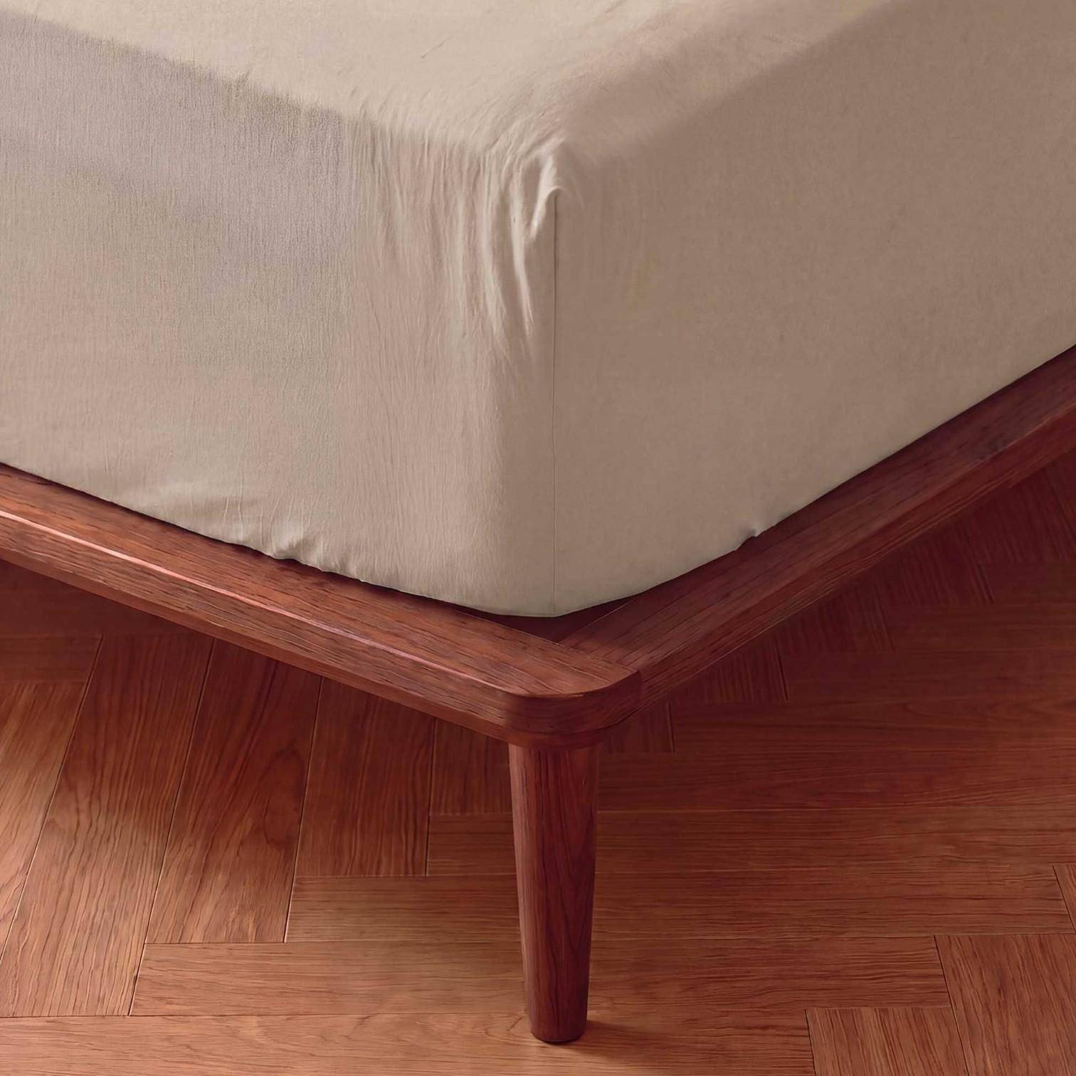ESSENZA Fine Organic Jersey Spannbetttuch Oatmeal 140-160 x 200-220 cm