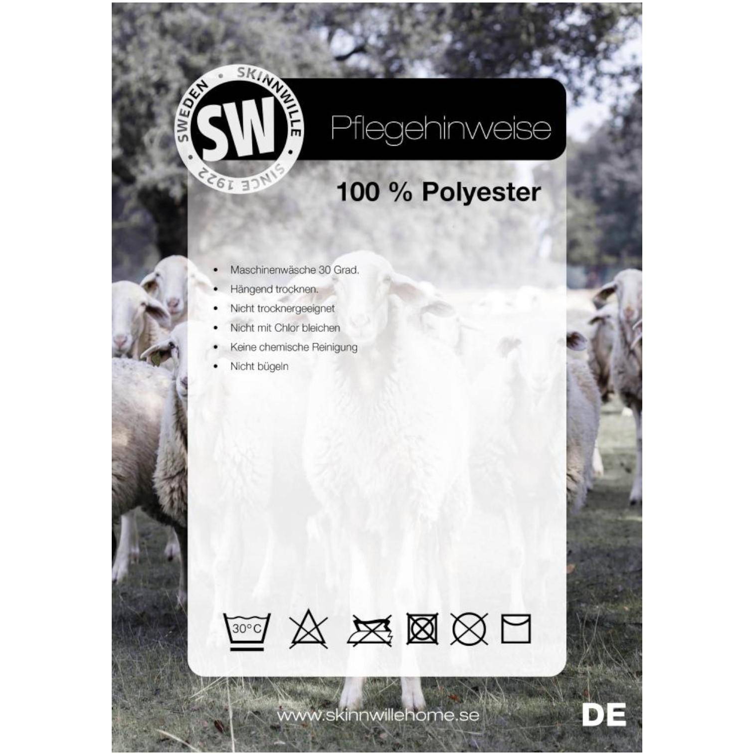 Skinnwille Plaid Grace Ivory  L 140 x 220 cm