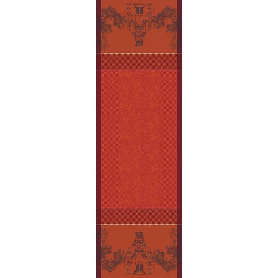 Garnier Thiebaut Serviette Casses Noisettes Rouge Festif 54 x 54 cm