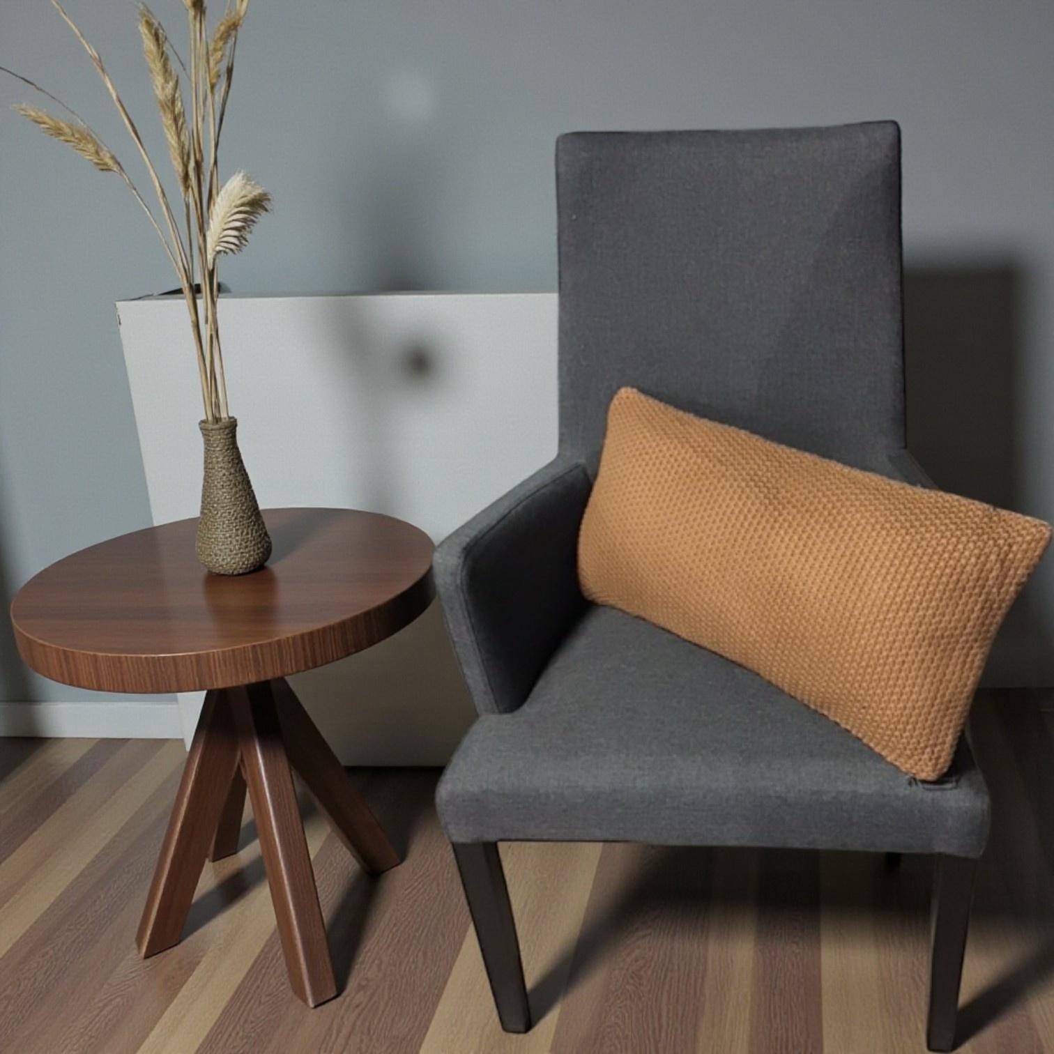 Marc O'Polo Dekokissen Nordic Knit Toffee Brown 30 x 60 cm