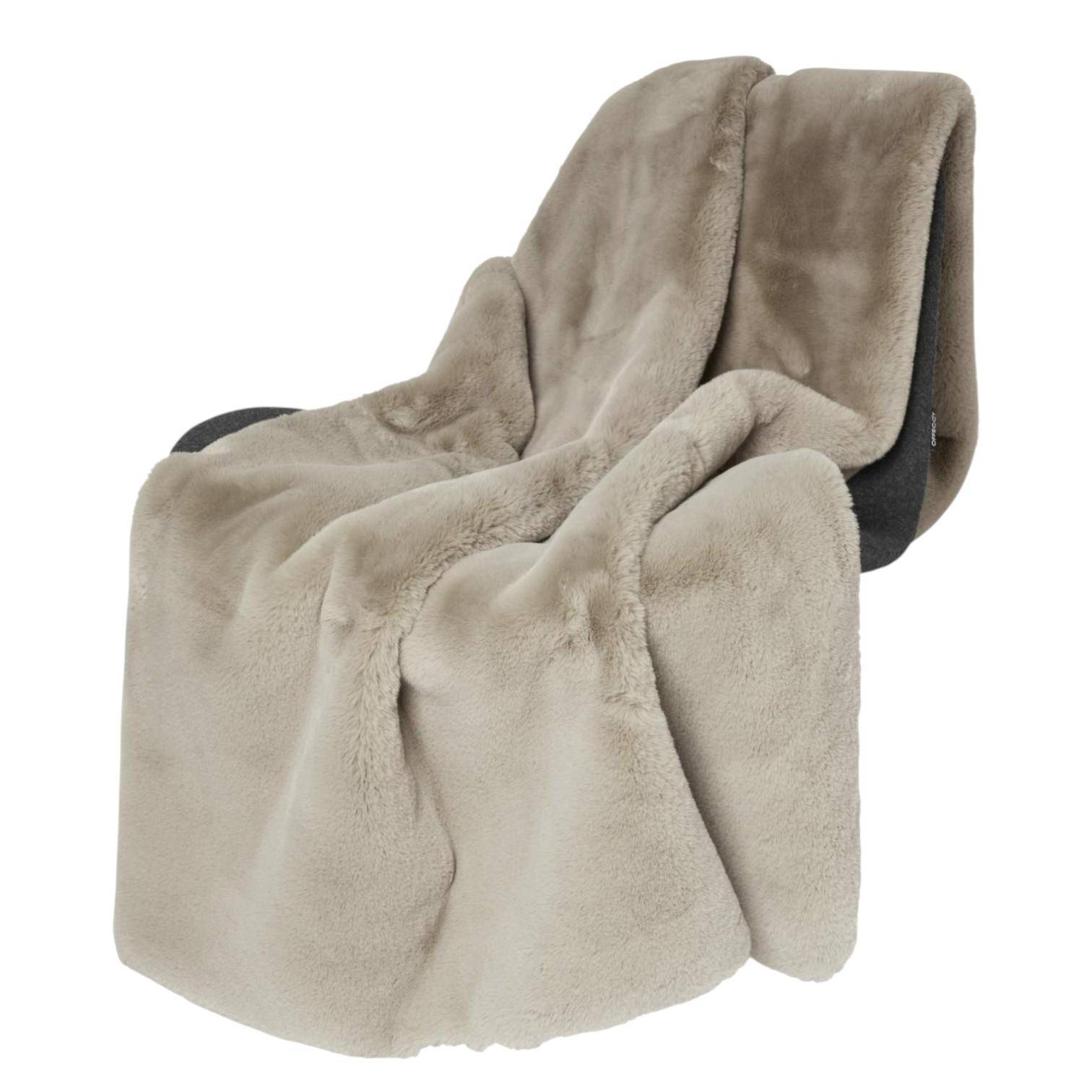 Skinnwille Plaid Fluffy Nougat M 120 x 180 cm