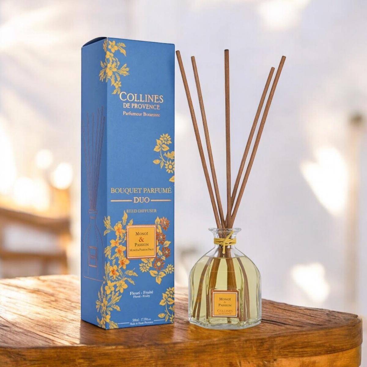 Von Collines De Provence - Duftstäbchen Monoï und Passionsfrucht 100ml