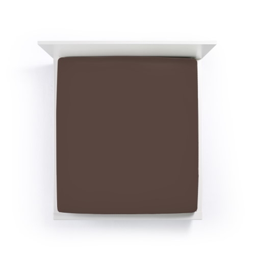 Formesse Bella Donna Jersey Spannbetttuch Mokka (0121) 70 cm x 190 cm - 80 cm x 220 cm