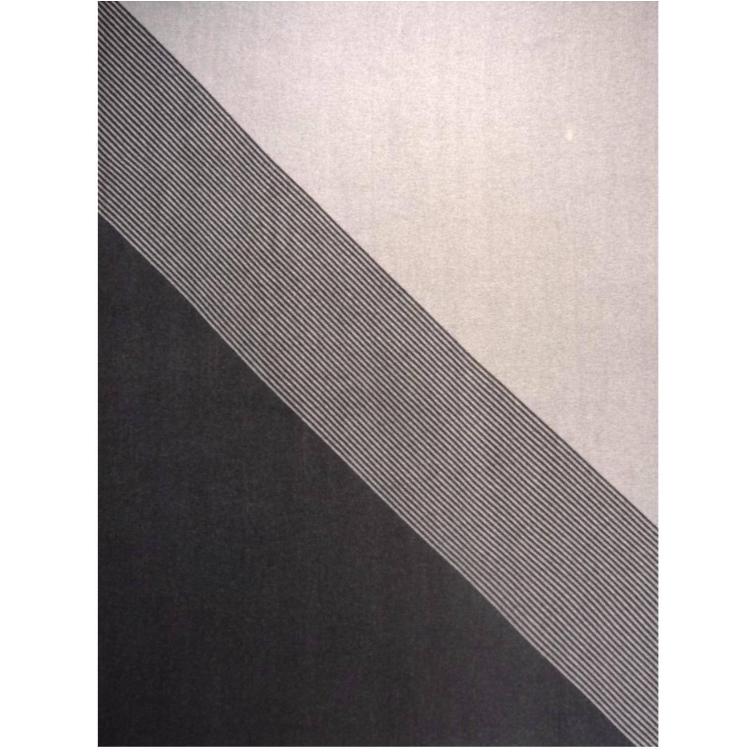 Annett Moschner Plaid Tokio Anthrazit-Silber 130 x 195 cm