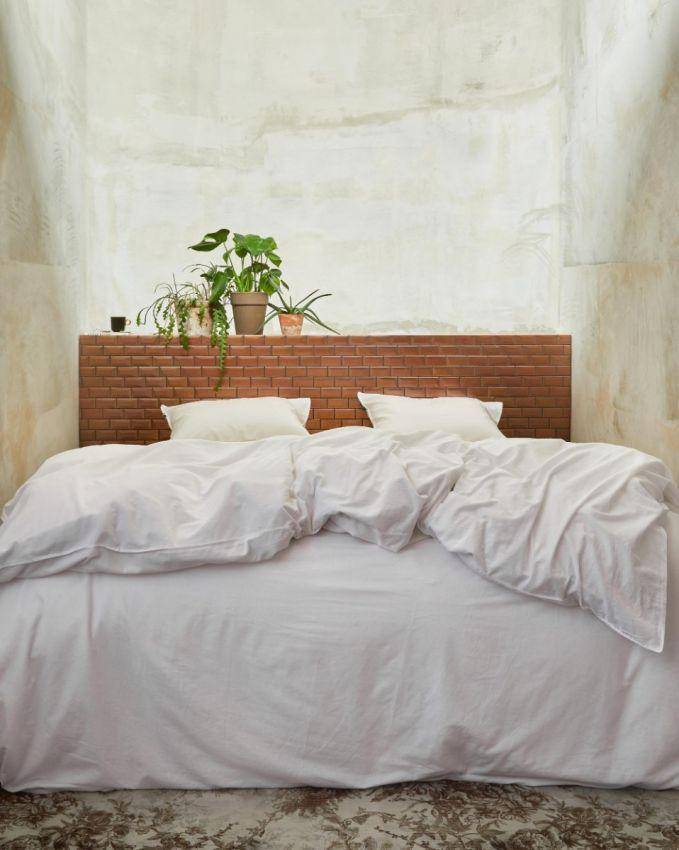 Essenza Renforcé Bettwäsche Guy White 155 x 220 cm + 80 x 80 cm