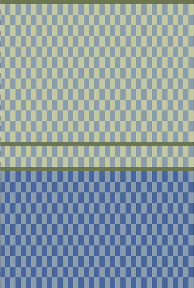 Sander Geschirrtuch Corda Mittelblau 50 x 70 cm
