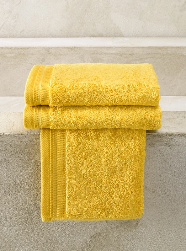 De Witte Lietaer Frottierserie Excellence Dark Lemon Gästetuch 40 x 60 cm