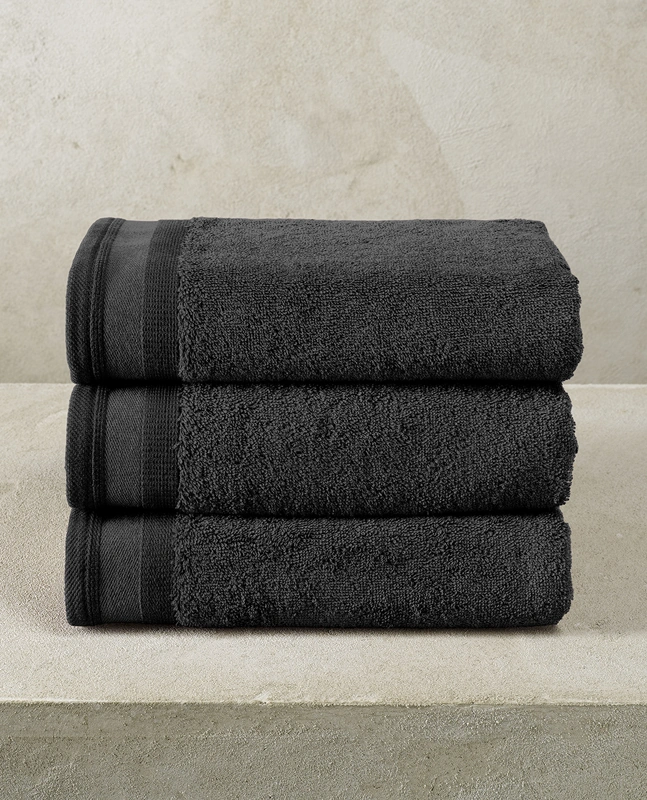 De Witte Lietaer Frottierserie Excellence Black Handtuch 50 x 100 cm