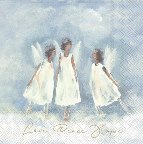 ihr Lunch Servietten Love Peace Hope 33 x 33 cm