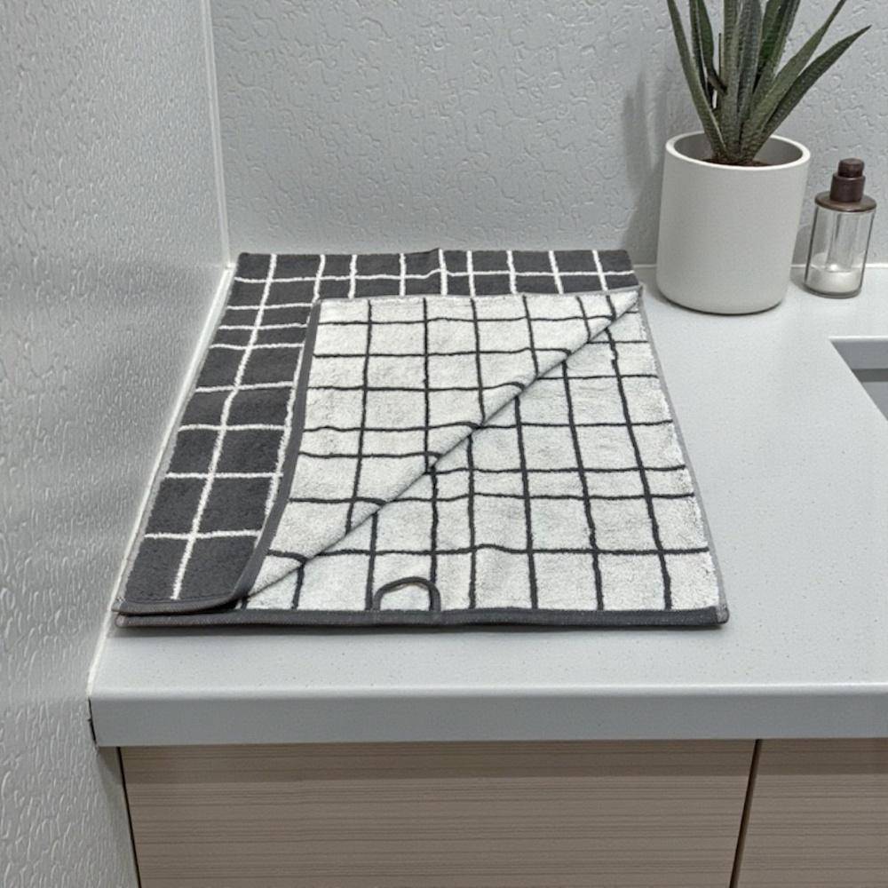Cawö Frottiertuchserie Atelier 6241 Basalt Duschtuch 70 x 140 cm