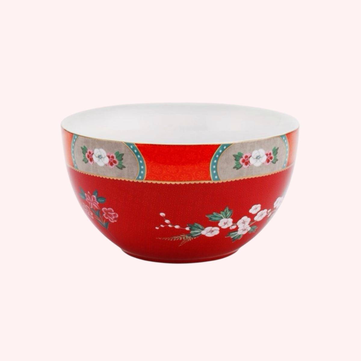 PiP Studio Bowl Blushing Birds Red 18 cm