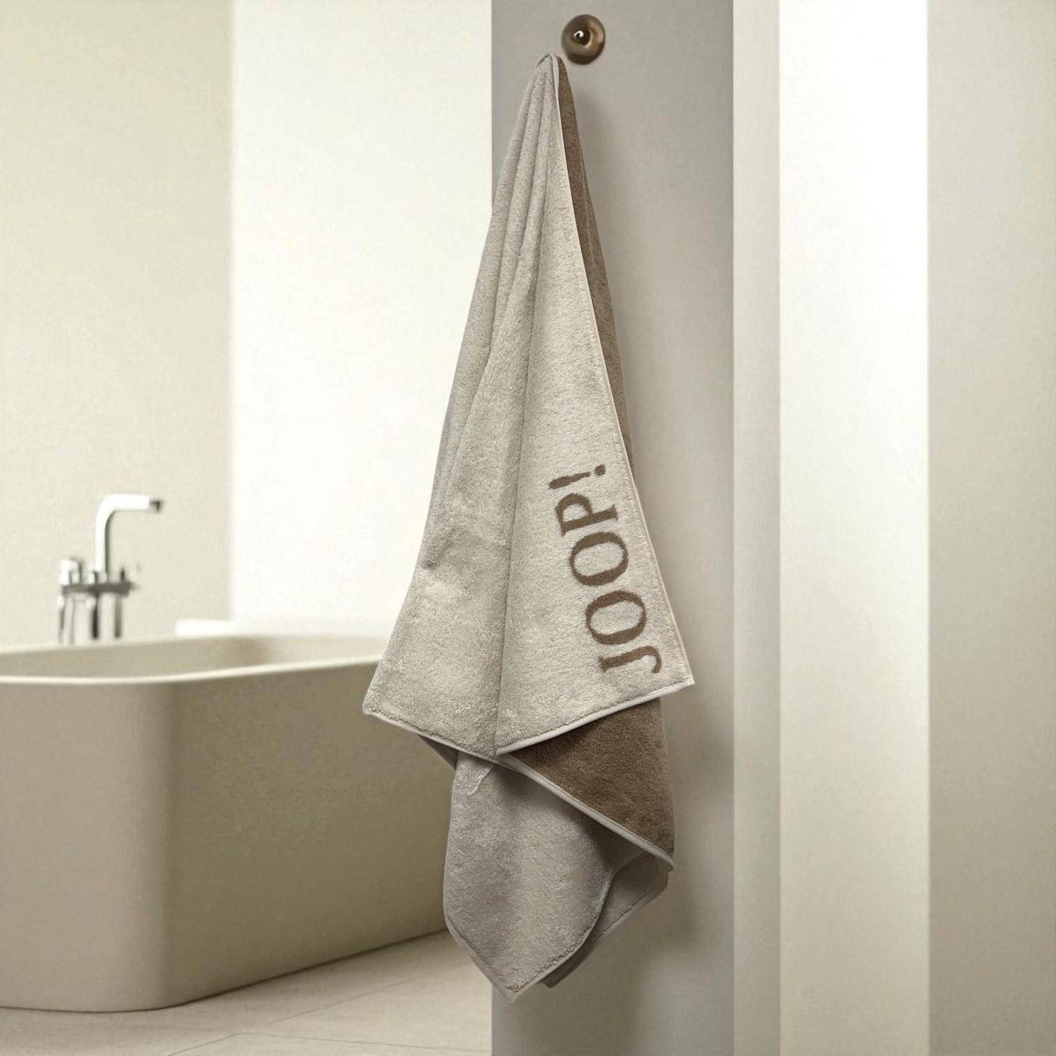 Joop! Frottiertuchserie Contour Doubleface 1716 Duschtuch Creme