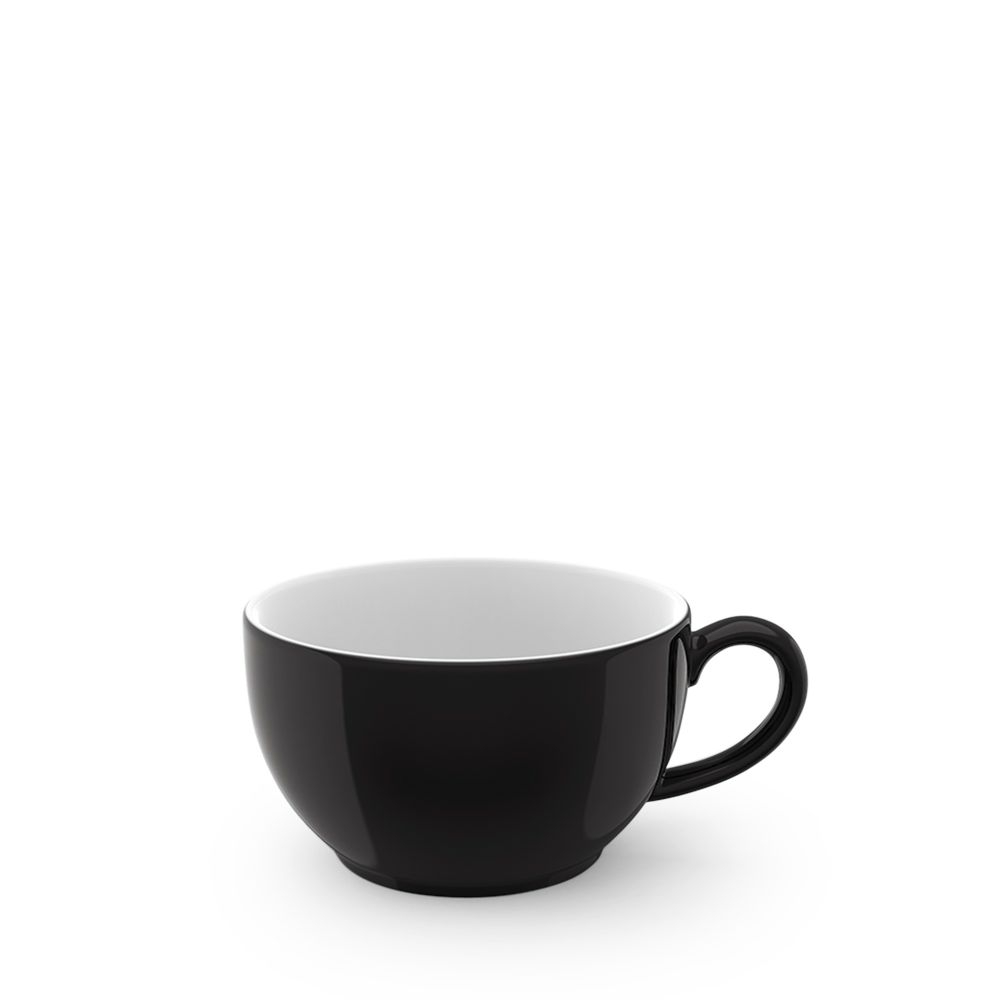 Dibbern Solid Color Cappuccinotasse schwarz (Obertasse)