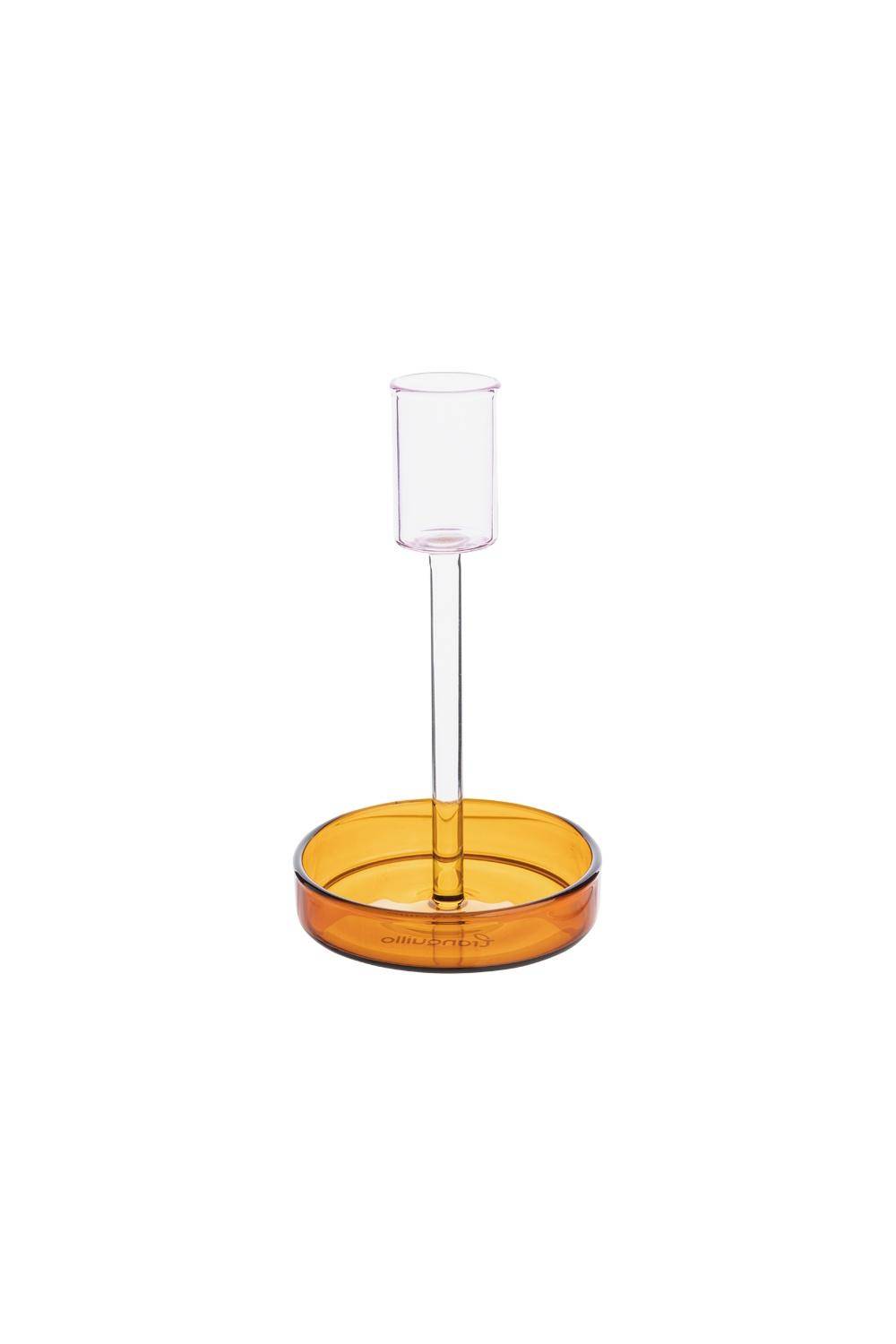 Tranquillo Kerzenhalter RAIINBOW in Orange/Rose