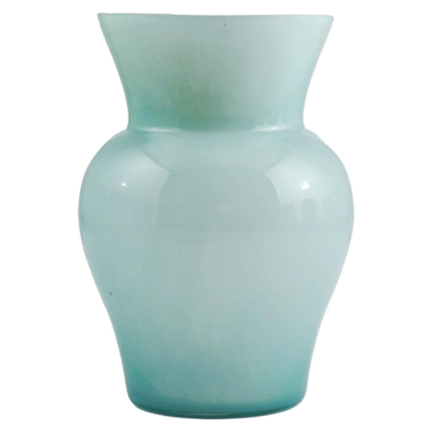 Paul Nagel Vase Viola bleu mundgeblasen aus Glas – handgefertigte Design Vase in moderner Form