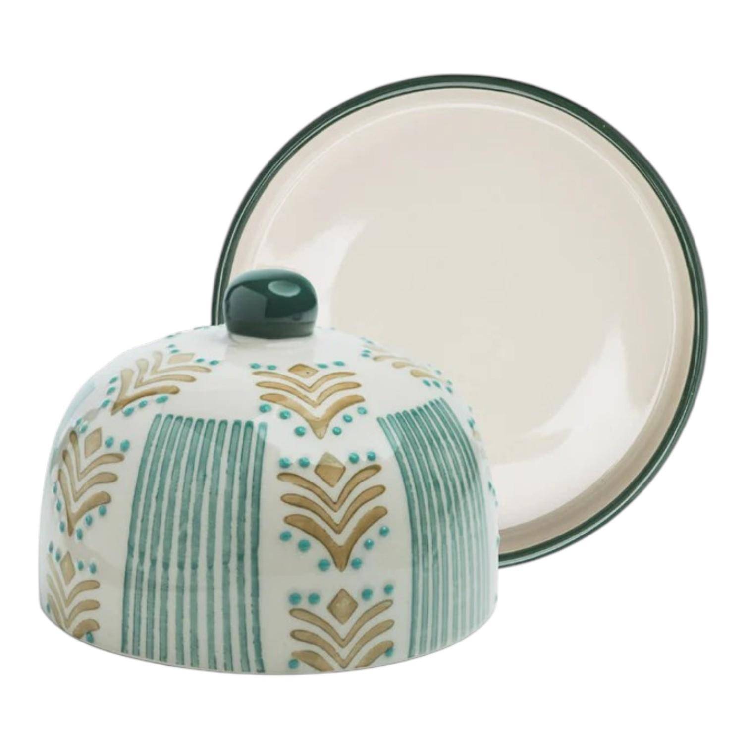 Tranquillo Käseglocke/Butterdose Oriental - blau