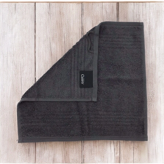 Cawö Frottiertuchserie Minis 9906 Anthrazit 4er Bundle Seiflappen 30 x 30 cm