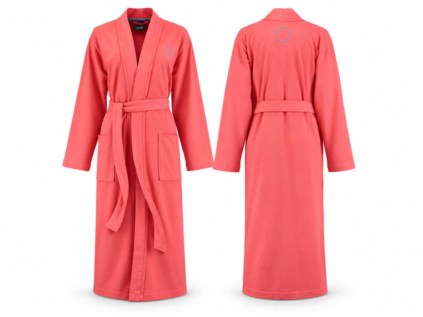 Joop! Damenbademantel Kimono leichter Pique 1654 Koralle in 36/38