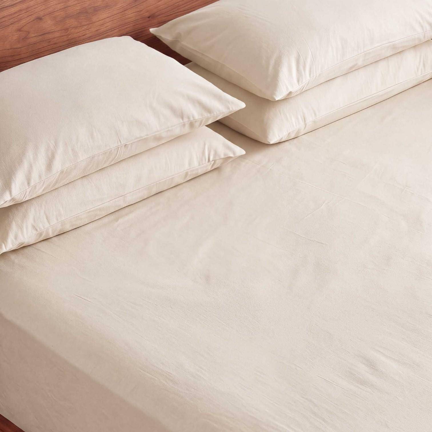 ESSENZA Fine Organic Jersey Spannbetttuch Vanilla 140-160 x 200-220 cm