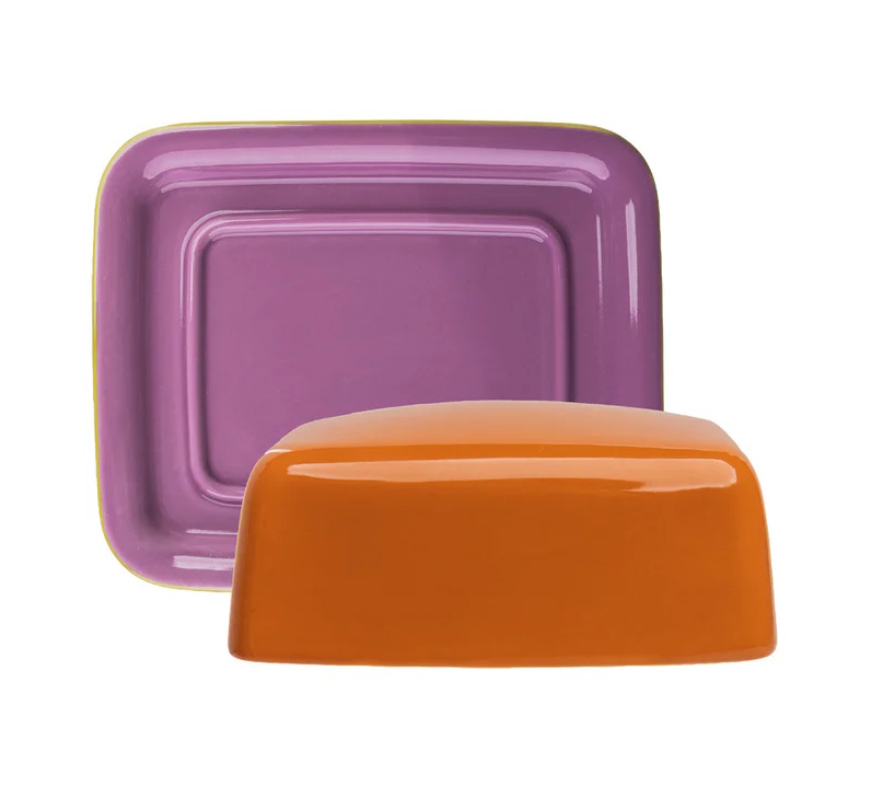 Tranquillo Butterdose Colouri Orange/Violett/Grün