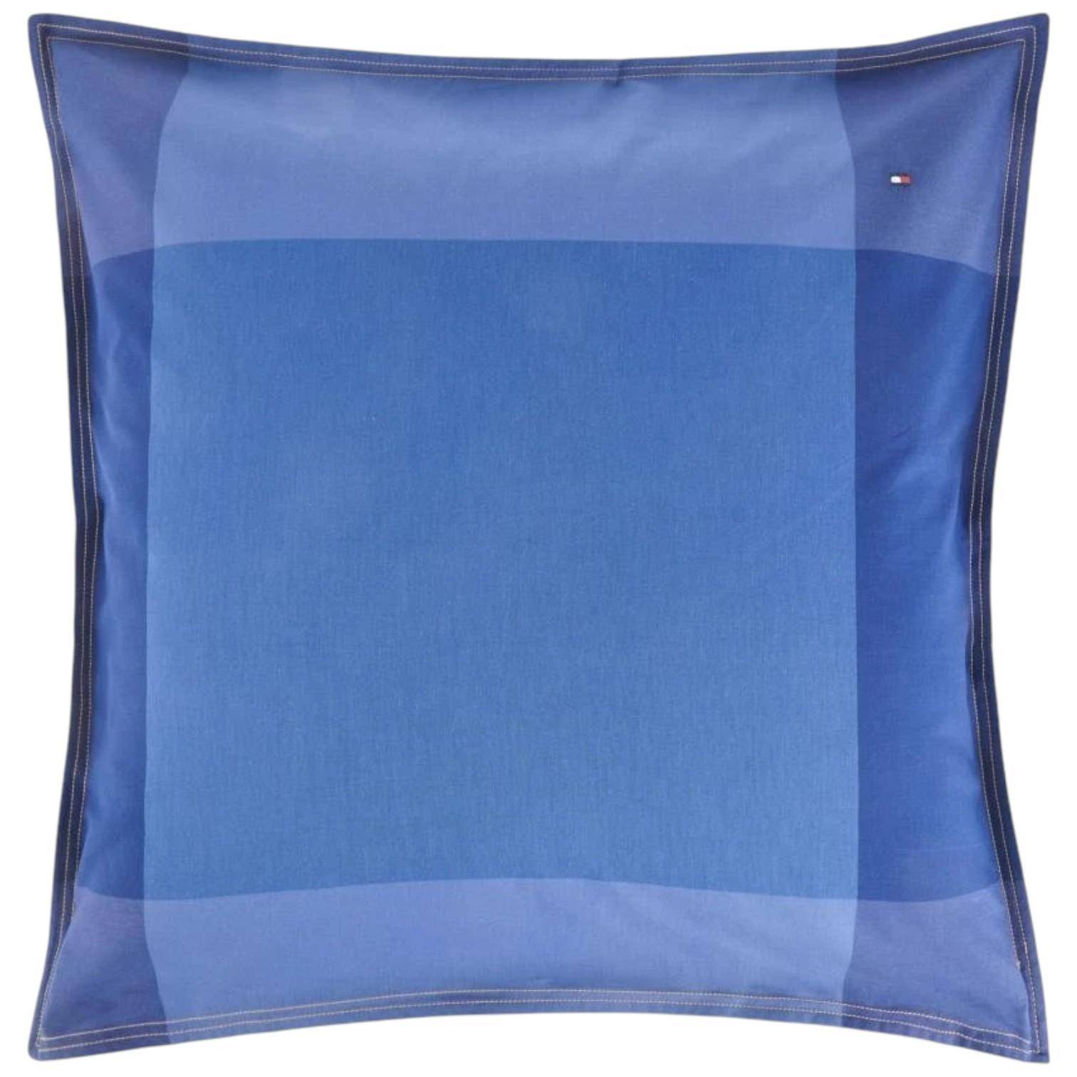 Tommy Hilfiger Kissenhülle zur Bettwäsche Dyed Blue Demin 40 x 80 cm