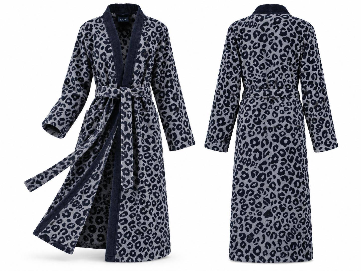 JOOP! Damen Bademantel Kimono Leo in Schwarz Größe 36/38