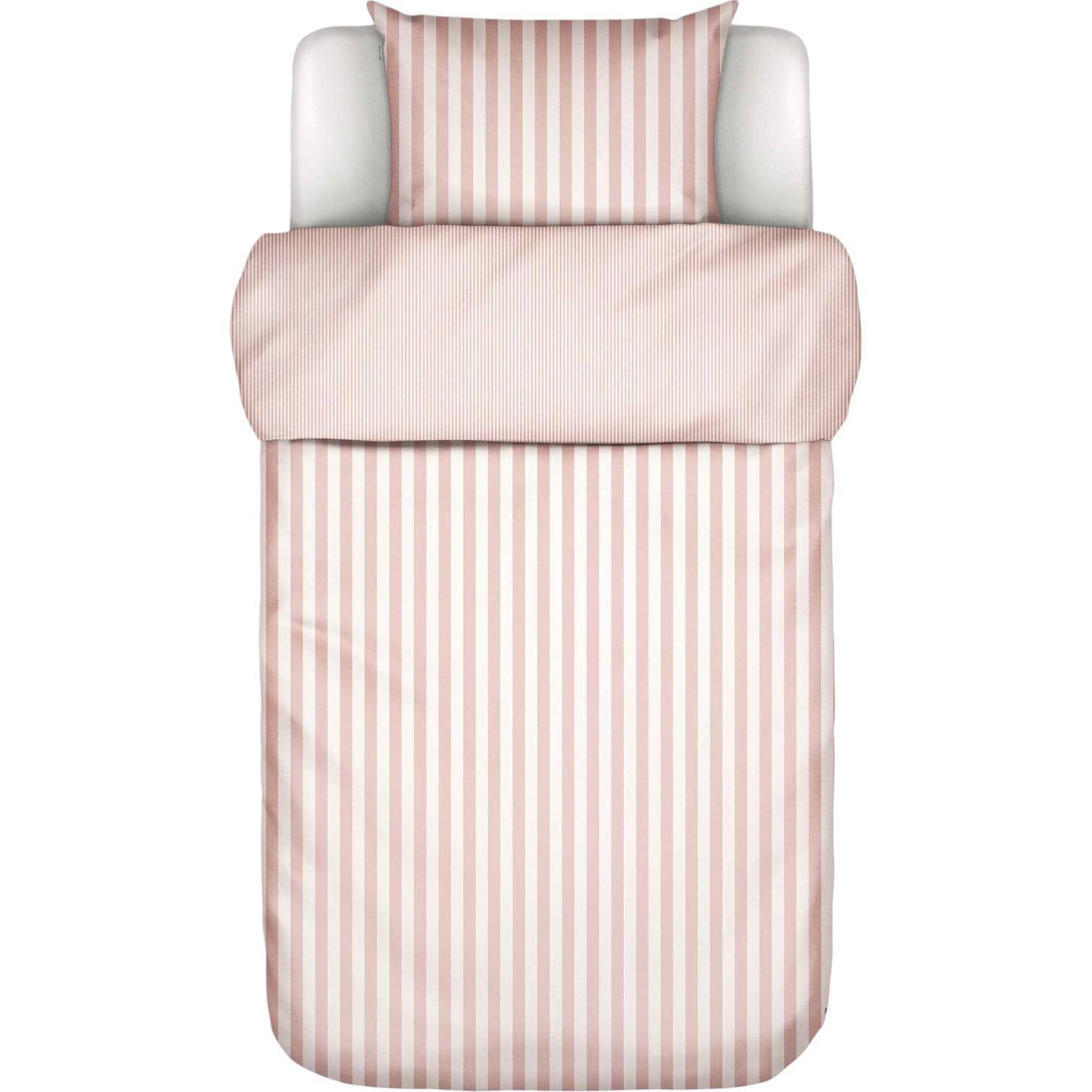 Marc O'Polo Bettwäsche Classic Stripe Rose Smoke 155 x 220 cm