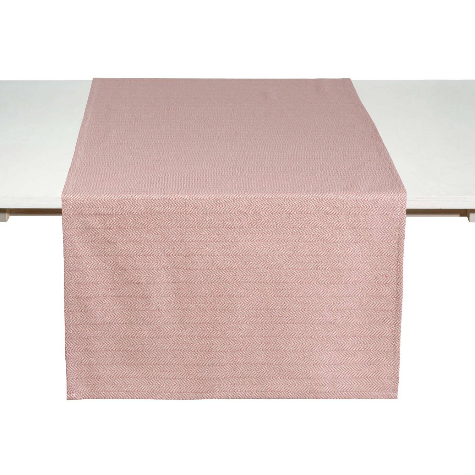 Pichler Tischdecke Hogard Rosa 150 x 250 cm