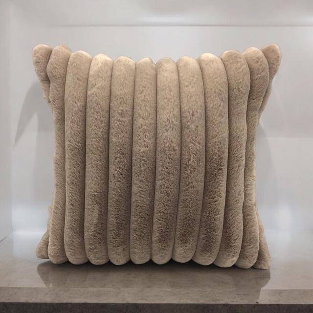Gözze Kissenhülle Vito 40 x 40 cm in Taupe
