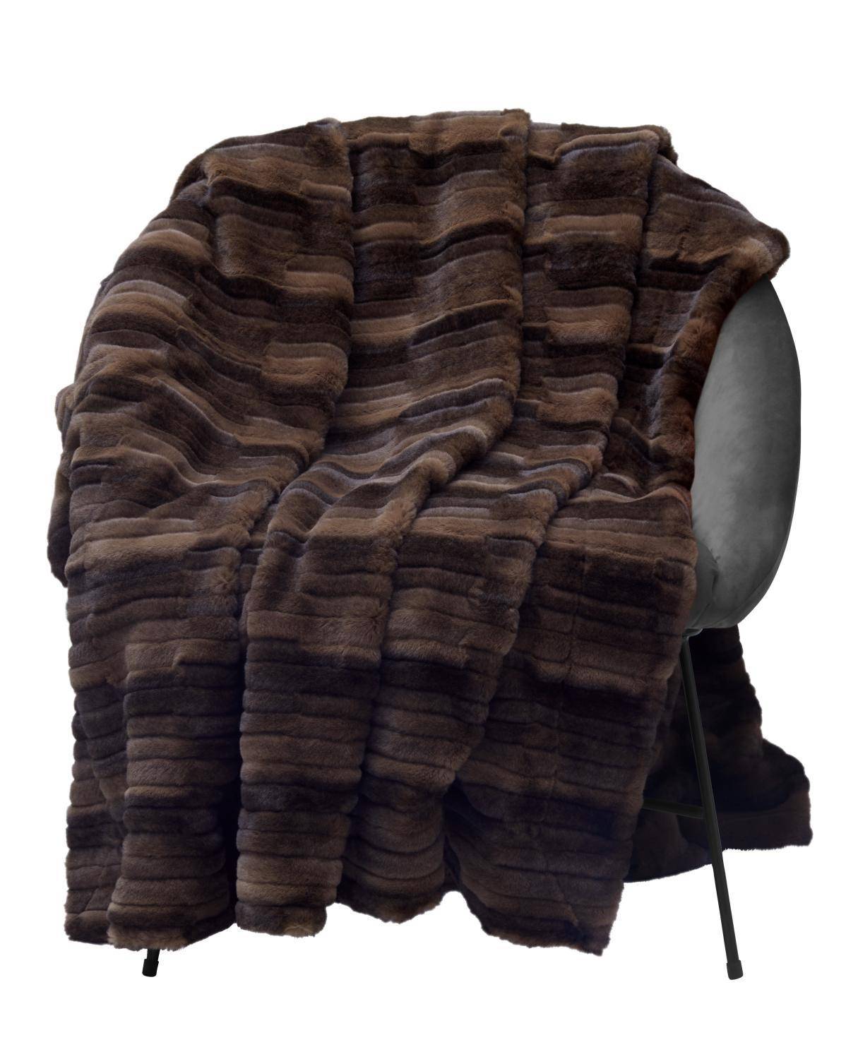 Skinnwille Plaid Browny 140 x 220 cm
