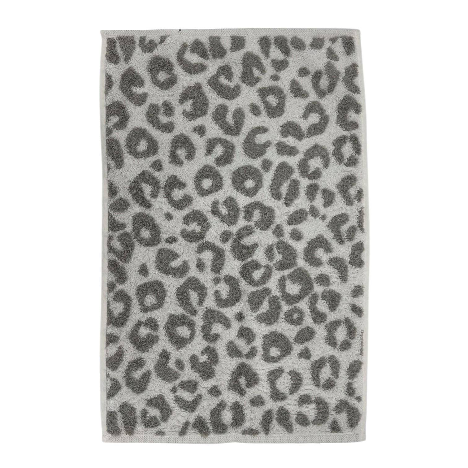 Cawö Frottiertuchserie Two-Tone Leo 540 Gästetuch in Platin 30 x 50 cm