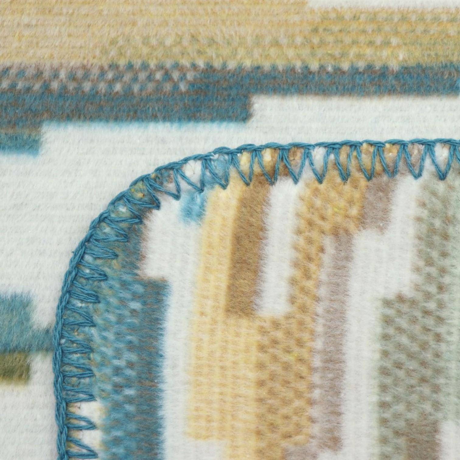  Biederlack Wohn- und Kuscheldecke Mission Teal 150 x 200 cm