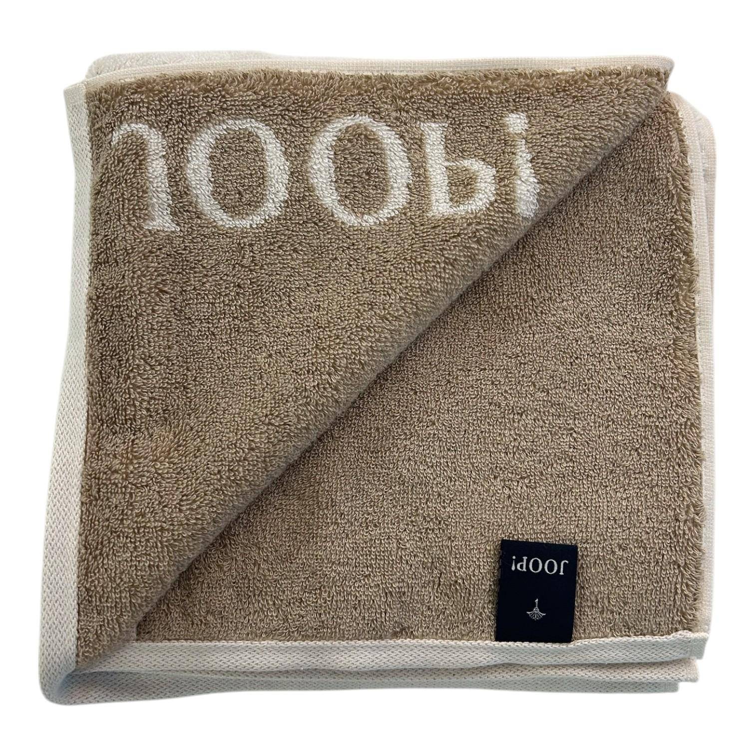 Joop! Frottiertuchserie Contour Doubleface 1716 Gästehandtuch Creme