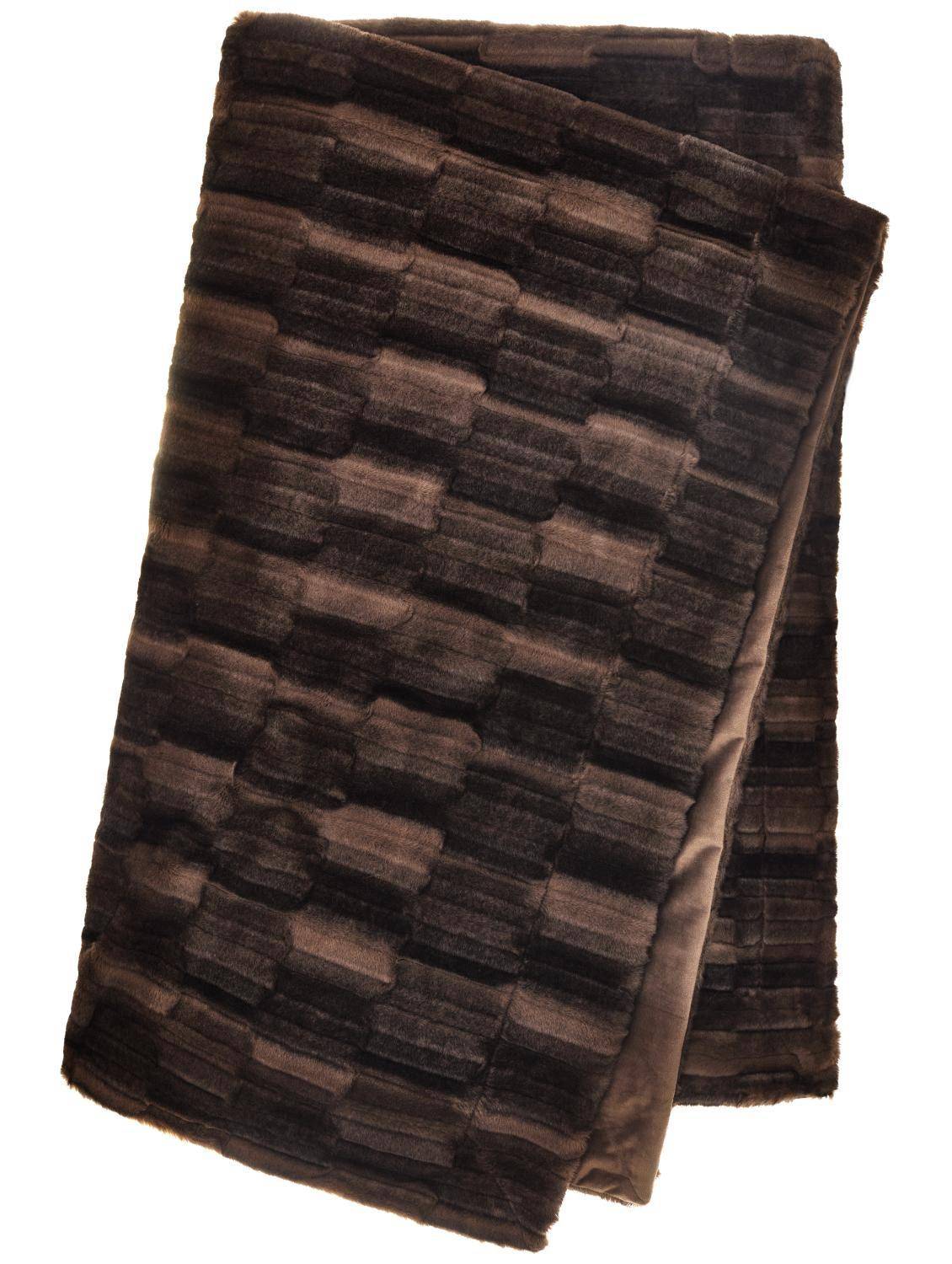Skinnwille Plaid Browny 140 x 220 cm