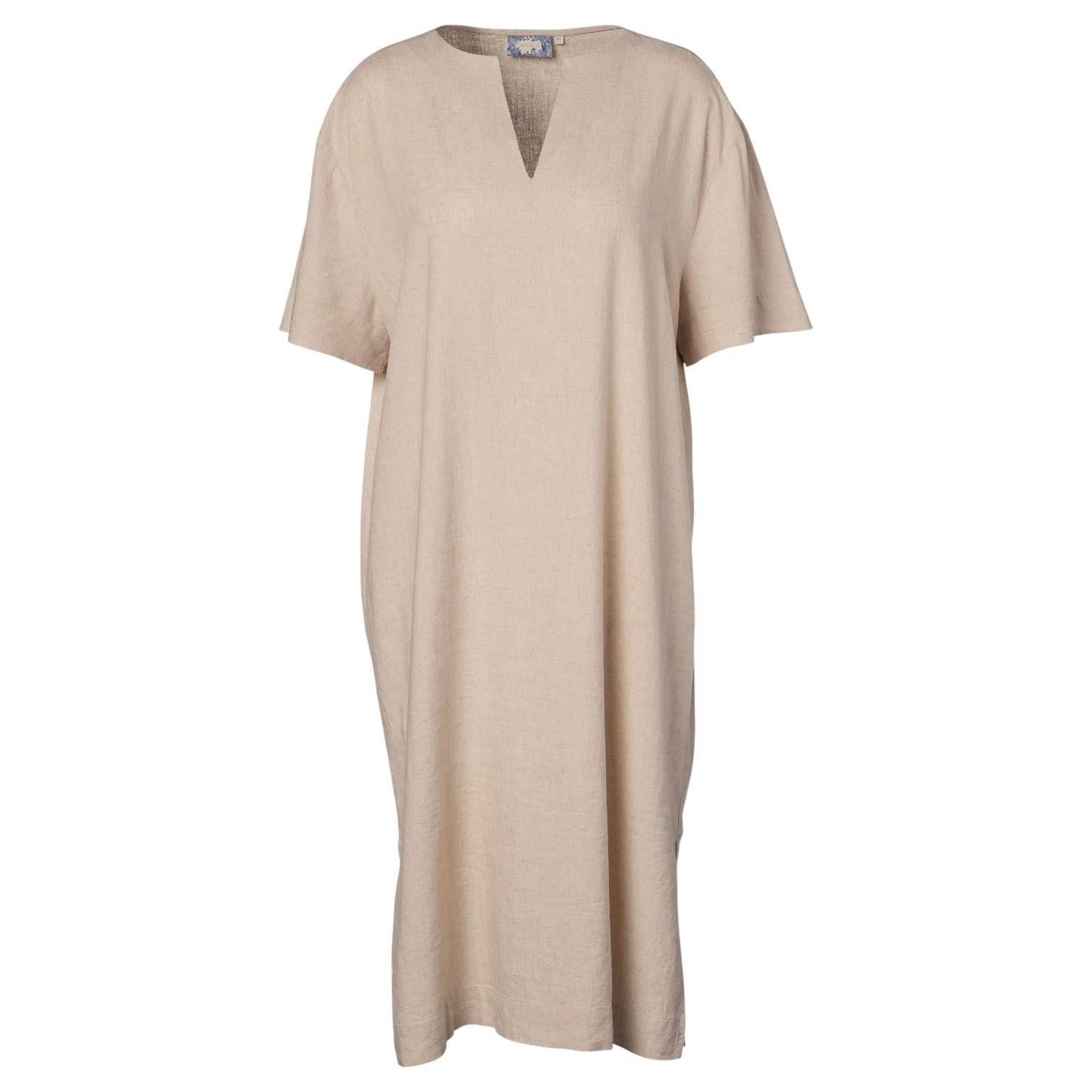 ESSENZA kurzärmeliges Nachthemd Eara Uni Natural Linen L