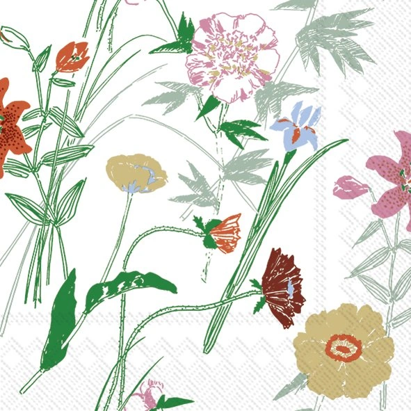 ihr Lunch Servietten Marimekko Puutarhakutsut 33 x 33 cm